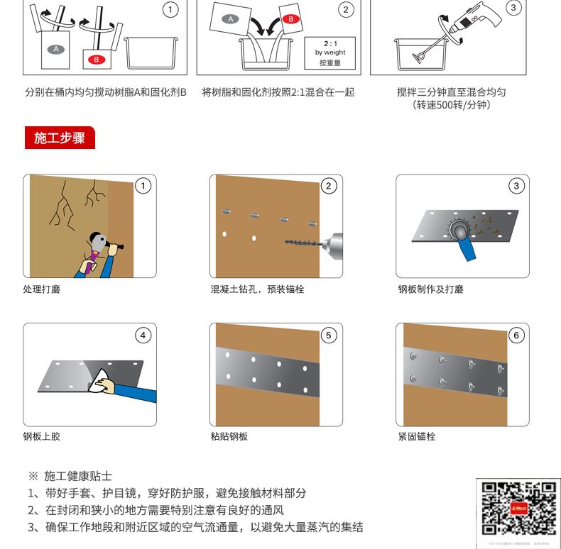 包钢兴海粘钢加固施工过程